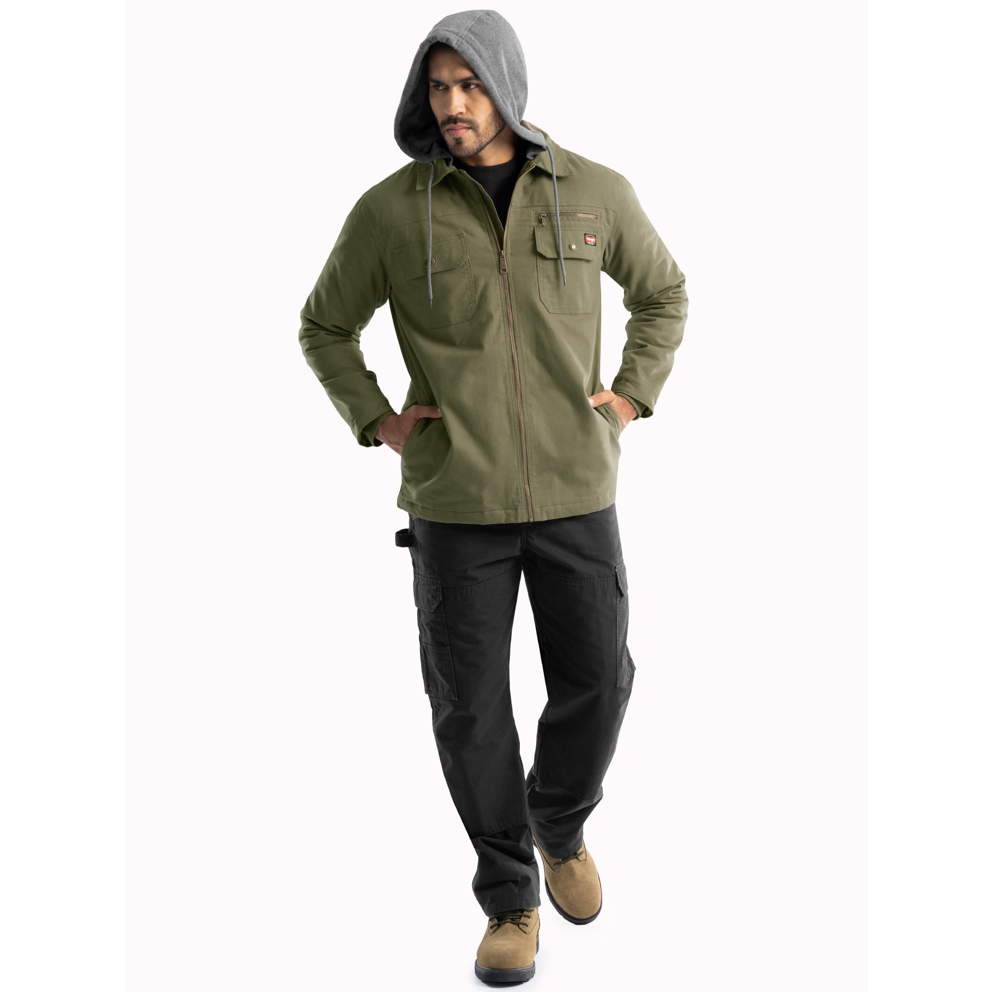 Men’s Quilted Lined Shirt Jacket