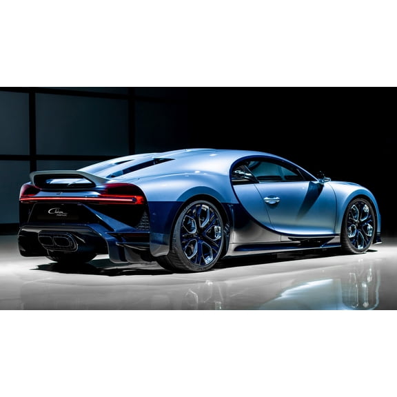 2023 Bugatti Chiron Profilee Wall Art Print Poster