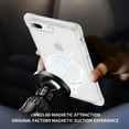 thumbnail image 3 of SaniMore for iPhone 8 Plus/7 Plus Magnetic Case, [Wireless Charging] Crystal-clear Rugged PC Back Back Skin-feel Shockproof Strong Drop Resistant Slim Shell for iPhone 8 Plus/7 Plus Car Mount, Clear, 3 of 7