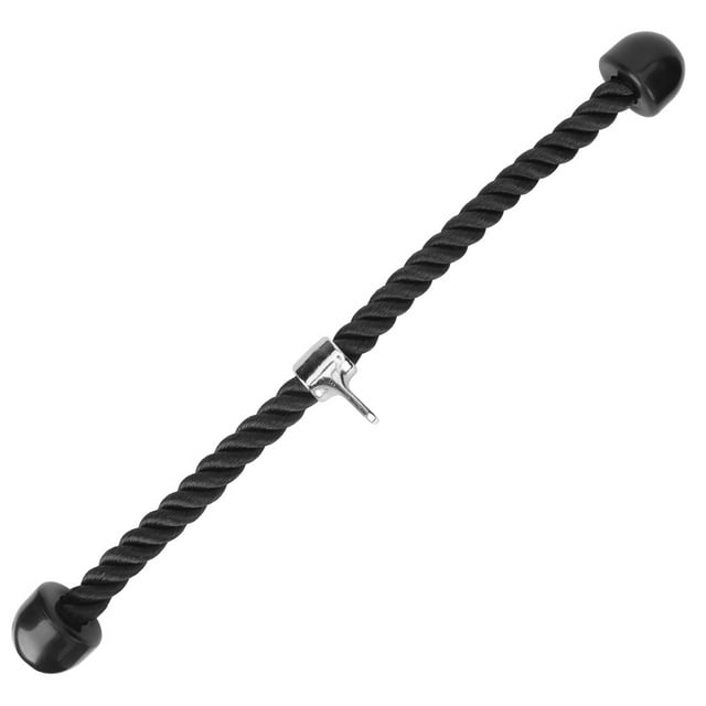 Cuerda de tracción para bíceps, cuerda de nailon negra para bíceps y tríceps, cuerda para tirar de tríceps, cordón para tríceps, diseño exquisito