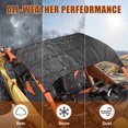 thumbnail image 5 of Black Waterproof Sunshade Soft Roof Cover Top For UTV Can Am Maverick X3 2017-2024, 5 of 8