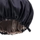 thumbnail image 2 of Gorro de satén para mujer, portátil, ajustable, cómodo, de doble capa Negro, 2 of 9