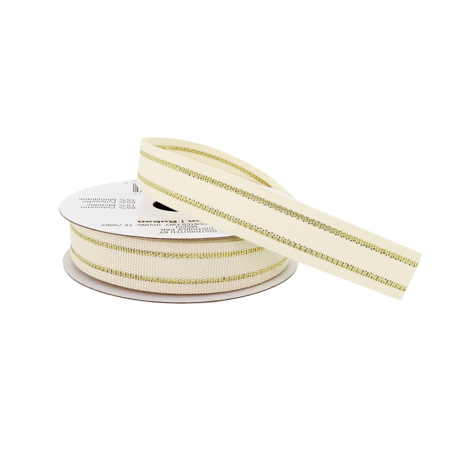 12 Pack: 5/8" x 5yd. Ticking Striped Grosgrain Ribbon by Celebrate It