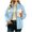 Light Blue, variant on Tqcoqu Stand Collar Zip Up Jacket for Women, Long Sleeve Loose Casual Sweatshirt Cardigan with Patch Pocket, 2026 Fall Trendy Outfit