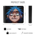 thumbnail image 2 of 2D Gorillaz PU Leather Wallet With Card Slots Bifold Wallet Money Organizers Holder Gift Daily Wallet, 2 of 7