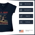 thumbnail image 6 of US Army 250 Anniversary Women's V-Neck T-shirt Military Veteran DD 214 Patriotic, 6 of 7