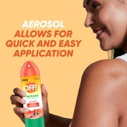 OFF! Backyard Active Sweat Resistant 15% Deet Insect Repellent III Aerosol, 9 oz