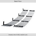 thumbnail image 3 of APS Compatible with Chevy Astro Van 1995-2005 Main Upper Stainless Steel Chrome 8x6 Billet Front Grill Grille Insert C85104C, 3 of 7