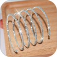 thumbnail image 1 of HSHDLDF Multilayer Rhinestone Cuff Bracelet For Women Silver Layered Crystal Wrap Bracelet Sparkling Bridal Bracelet Jewelry For Prom Party Wedding, 1 of 6