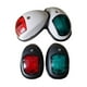 thumbnail image 3 of Soidarity Paquete de 2 lámparas de señal para barcos, desmontables, profesionales, IP67, impermeables, selladas, 3W, 12V-24V, accesorios de luz trasera Deportes acuáticos Blanco Soidarity OD025120-01, 3 of 6