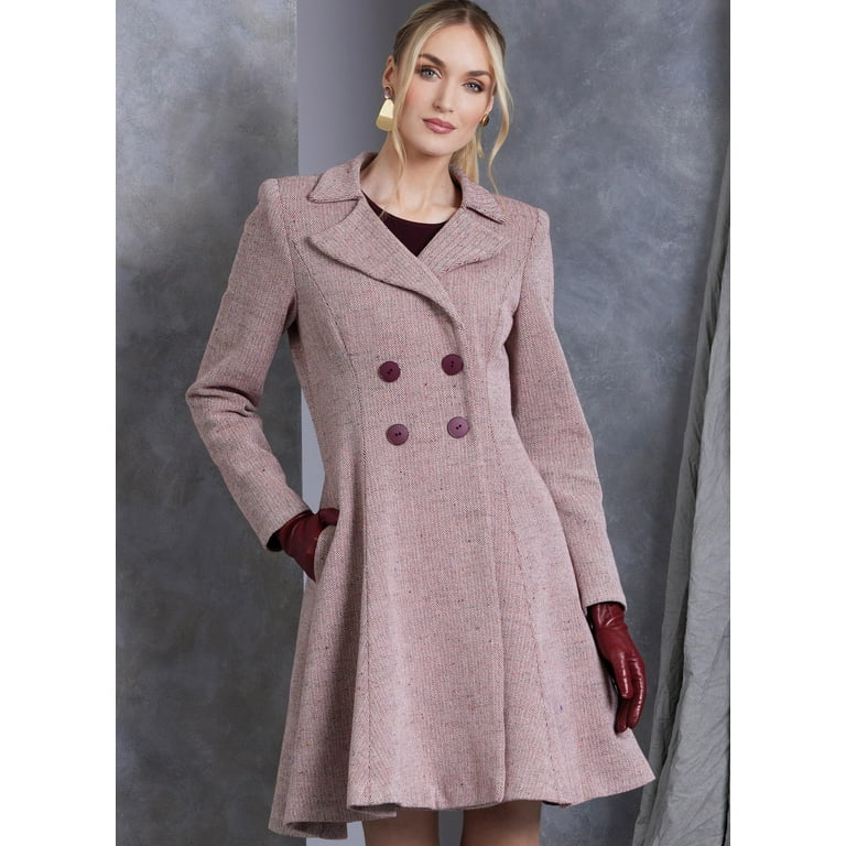 新作25AW【ARGUECULTURE】Pearl Short Coat Vogue Sewing Pattern 1971 - Misses' Coat in Five Lengths