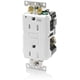 thumbnail image 2 of Leviton G5262-WTW 15A-125V Receptáculo GFCI de autoprueba dúplex de grado industrial resistente a la intemperie/resistente a manipulaciones, color blanco, 15 amperios, 2 of 2