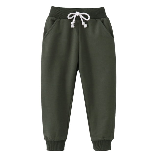 Girls' Autumn Winter Style Long Pants Sports Elastic Children's Pants Boys Pants