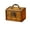 Brown., variant on Sturdy Wooden Portable Storage Chests With Spacious Interior Home Decors Storage Box For Valuables Memorabilia