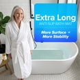 thumbnail image 5 of SlipX Solutions Bathtub Mat Non Slip 39 x 16, Extra Long Bathroom Shower Mat, Suction Cups, 5 of 8