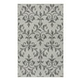 thumbnail image 3 of Unique Loom Outdoor Botanical Collection Area Rug - Victorian (3' 3" x 5' Rectangle Gray/Silver), 3 of 7