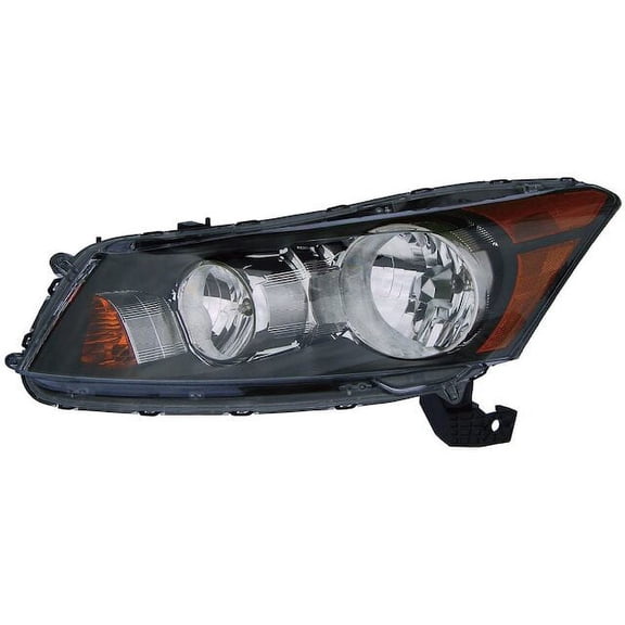 Left Driver Side Headlight Assembly - Compatible with 2008 - 2012 Honda Accord Sedan 2009 2010 2011