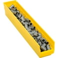 thumbnail image 3 of Plastic Shelf Bin Nestable 4-1/8"W x 23-5/8" D x 4"H Yellow, Lot of 12, 3 of 4