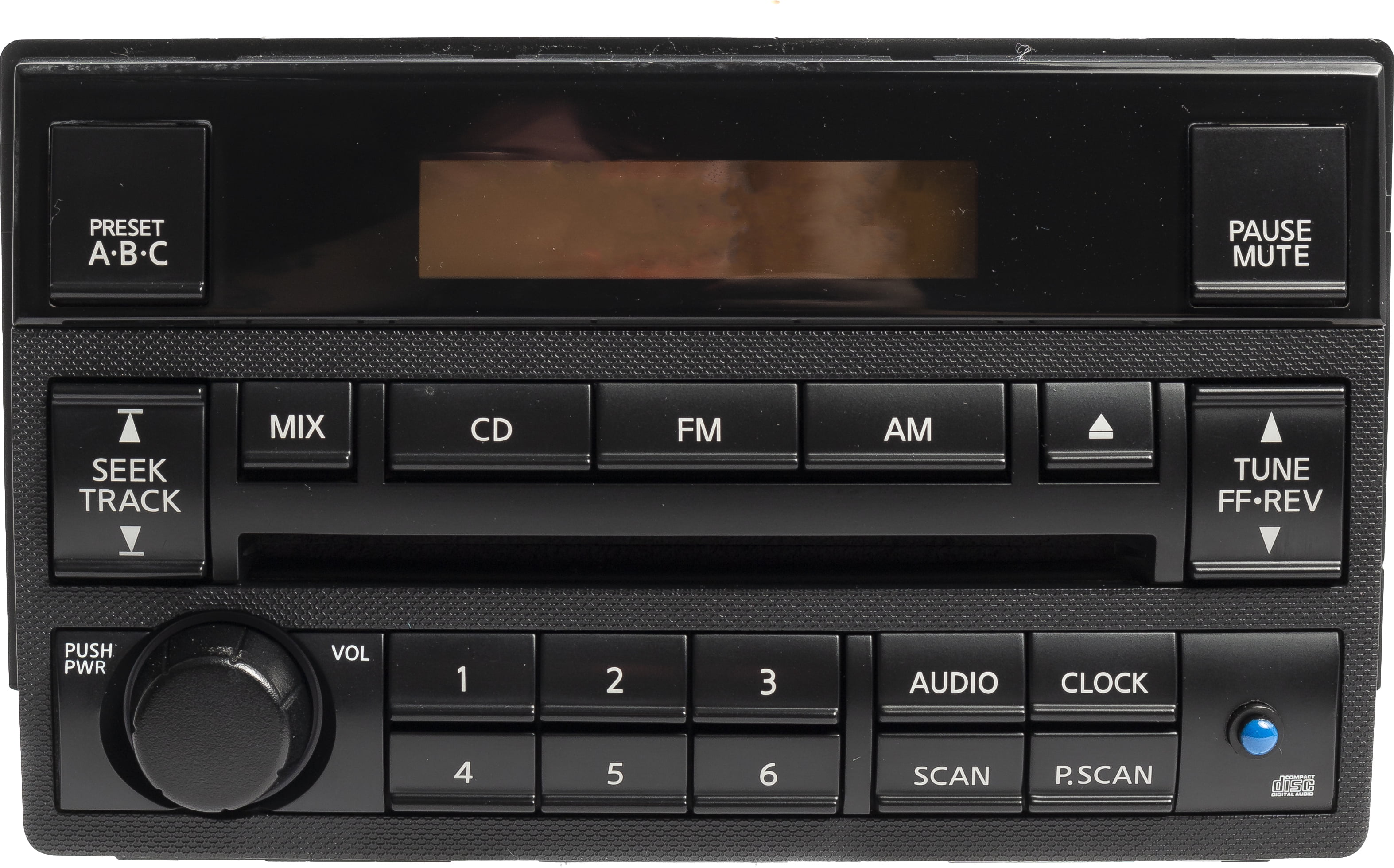 Restored 2005-2006 Nissan Altima AM FM Radio CD Player w Bluetooth Black Part 28185ZB10B (Refurbished)