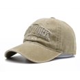 thumbnail image 1 of Gorra de béisbol de algodón lavado para hombre y mujer, gorro con bordado, combina con todo, Estilo Vintage, para viaje al aire libre, 1 of 4