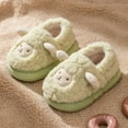 thumbnail image 2 of MEZZALL Girls Slippers Fuzzy Warm Indoor Shoes For Toddler Kids Soft Comfortable Winter Home Slides With Cute Sheep Design Boho Footwear, 2 of 5
