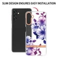 thumbnail image 2 of Dteck Case For Samsung Galaxy A13 4G,Shockproof Rubber Flower Patterned Hybrid Protective Slim Lightweight Back Phone Cover,#D, 2 of 5