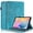 Blue, variant on Tree of Life Embossed Case for Samsung Galaxy Tab S6 Lite Stand, Card Slots, Stylus Loop Blue
