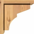 thumbnail image 3 of 7 1/2"W x 10"D x 10"H Monterey Smooth Corbel w/Backplate, Western Red Cedar, 3 of 3