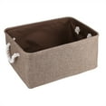 thumbnail image 2 of Panier de Rangement Pliable pour Jouets Vêtements Serviettes Boîte à Linge Conteneur Marron L, 2 of 9