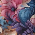 thumbnail image 4 of Designart "Paisley Rose Romance" Paisley Blackout Curtain Single Panel, 4 of 4