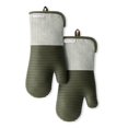 thumbnail image 1 of KITCHENAID&Acirc;&reg; Evergreen Design Series Herringbone Ribbed Soft Silicone Oven Mitts 2-Pack Set, Heat Resistant up to 500&Acirc;&deg;F, Fle, 1 of 7