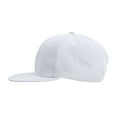 thumbnail image 4 of DALIX Flat Billed Baseball Cap Adjustable Hat Size M L XL in White, 4 of 4