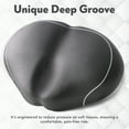 thumbnail image 3 of X WING Evoride Noseless Bike Seat for Men & Women - Extra Thick Bike Seat Cushion - Bicycle Seat Fits City, Electric, Stationary, & Peloton Bikes - Bike Saddle Eliminates Numbness & Ensures Stability, 3 of 6
