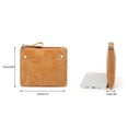 thumbnail image 3 of gcong Slim Minimalist Zipper Purse for Women Men Compact Card Holder Wallet with Key Ring Organizer, 3 of 6