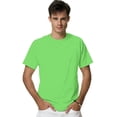 thumbnail image 1 of Hanes Adult X-Temp Unisex Performance T-Shirt, S, Neon Lime Heather, 1 of 5