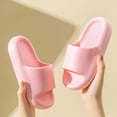 thumbnail image 5 of kpoplk Slides for Girls Boys Comfortable Slippers Slides Non-slip Shower Shoes House Fashion Thick for Indoor & Outdoor Gifts(Pink,13), 5 of 7