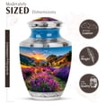 thumbnail image 2 of JAGASY Lavender Grass Urns for Human Ashes Adult Man Set of 5 - Blue 4 Keepsake Urn for Ashes for Women 3 Inch - Sunrise Large 10 Inch Urn for Burial for Mom, Dad, 2 of 7