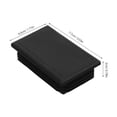 thumbnail image 2 of FELTECHELECTR 10Ud Tapones Para Tubo Poste Negro Protección Y Para Muebles En Casa, 2 of 6