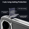 thumbnail image 5 of CoverON For Samsung Galaxy S23 FE Case, Hybrid Slim fit Hard Back TPU Rim Phone Rigid Cover, Clear with Chrome Buttons, 5 of 9