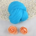 thumbnail image 3 of Yosoo 8Colors 55g Colored Needle Felting Wool Roving Spinning Sewing Trimming Handiwork Material, Needle Felting Wool, Wool Roving, 3 of 4