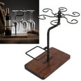 thumbnail image 4 of Glass Drying Rack, Practical Durable Wine Glass Organizer, Goblet Holder, Stable Structure For Bars Restaurants Hotels Homes Black, 4 of 8