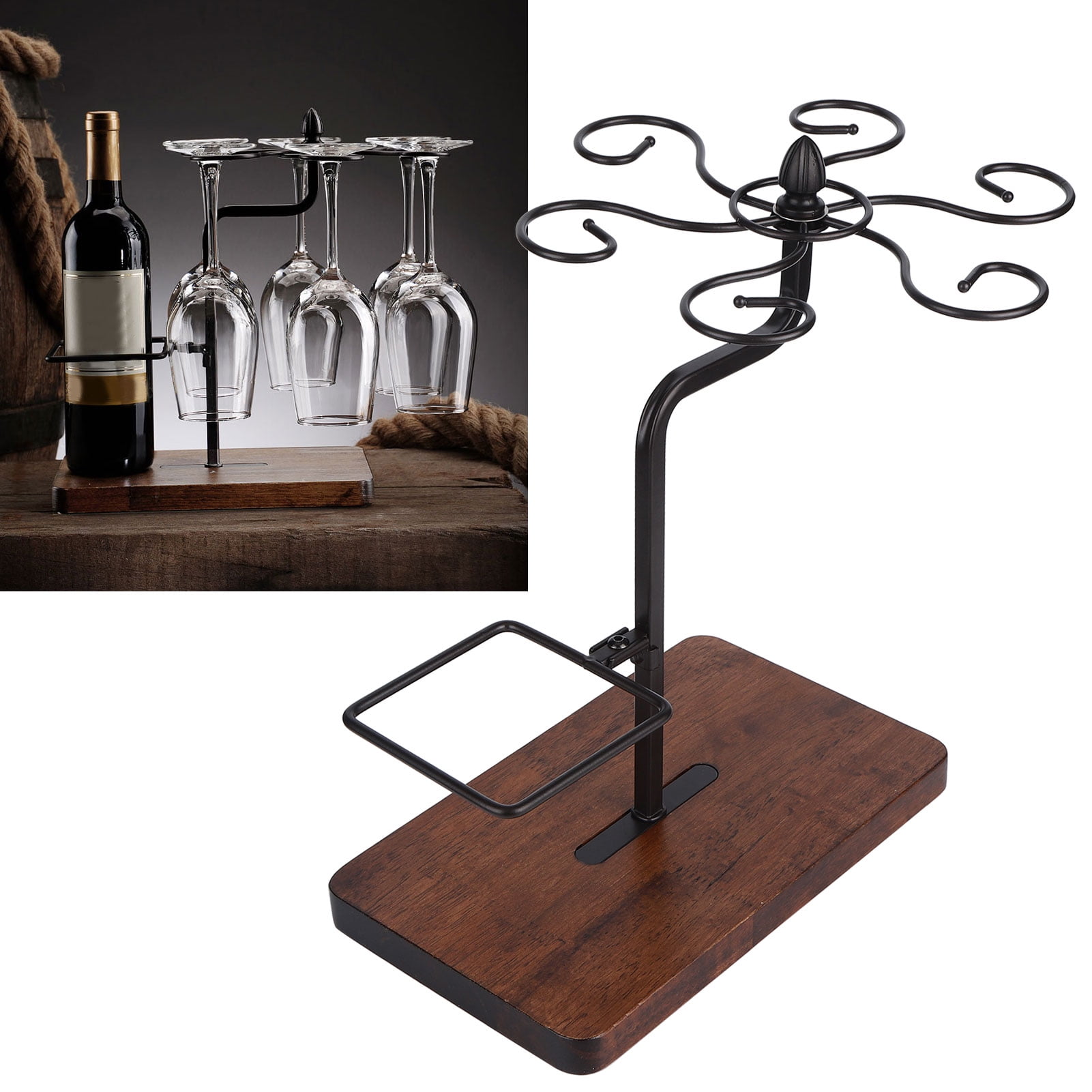Cergrey Glass Drying Rack Wine Glass Holder Multifunction Desktop Goblet Drying Rack for Home Kitchen Restaurant Bar Wine Glass Organizer Walmart