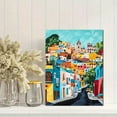 thumbnail image 2 of Colorful Mexican Town Canvas Painting/Wall Art Perfect for Living Room Bedroom Kitchen Office and Hallway Decoration., 2 of 8