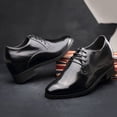 thumbnail image 4 of CMR CHAMARIPA Elevator Dress Shoes For Men - Formal Height Increasing Shoes For Men -10CM / 3.94 Inches, 4 of 6