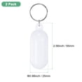 thumbnail image 3 of Uxcell 2-Pack Floating Key Chain for Boating, Waterproof Bright Color Key Rings for Outdoor Water Sport [White], 3 of 6