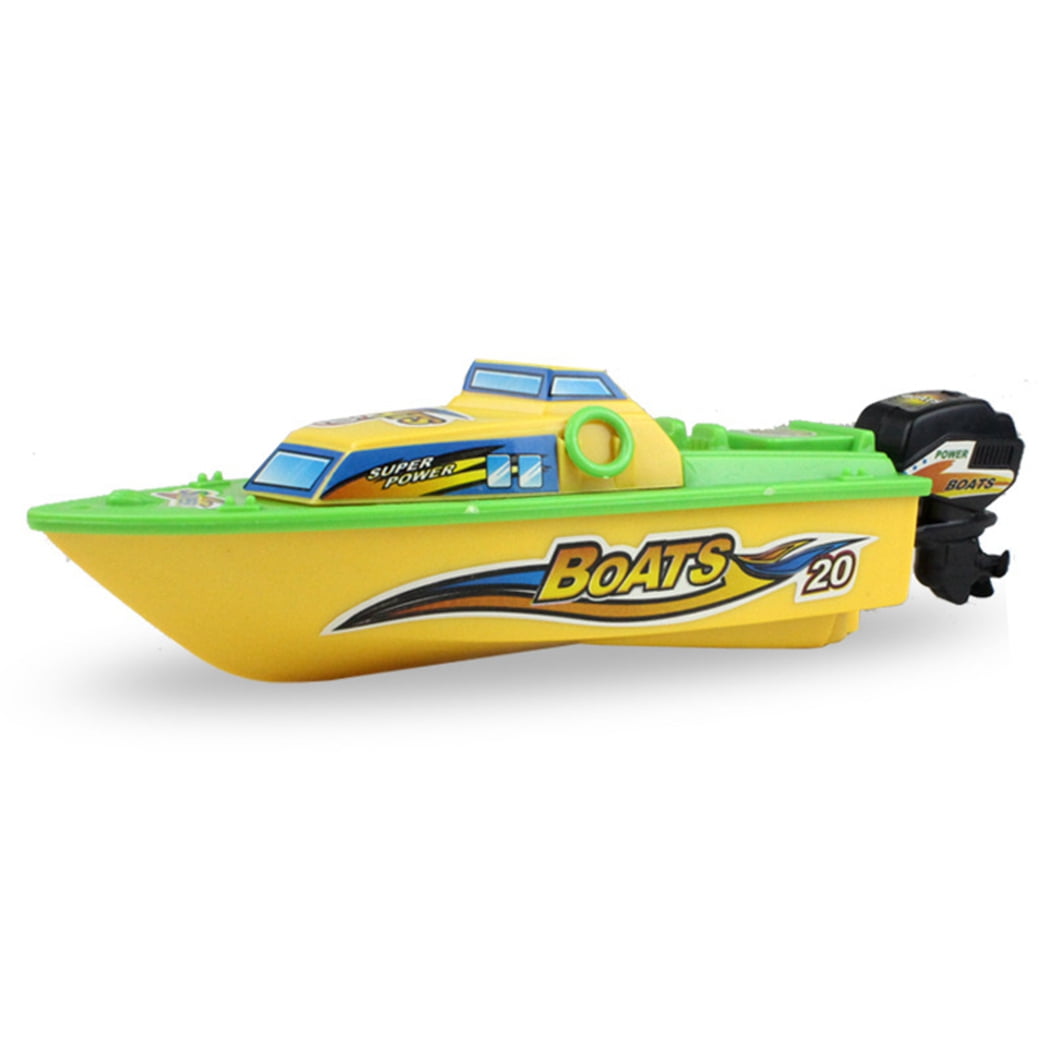 Wind up Boat Toy Plastic Floating Boat Toy Bath Toy for 14 Years Old