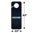thumbnail image 6 of Hacker Binary Code Geek Nerd Plastic Door Knob Hanger Sign, 6 of 6