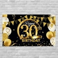 thumbnail image 4 of Birthday Party Banner Home Birthday Theme Backdrop Background Wall Decoration, 30 Years Old, 4 of 7