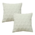 thumbnail image 1 of Lot de 2 Housses d'Oreiller en Peluche 45 * 45cm Carré de Coussin de Style Luxe, 1 of 5