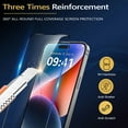 thumbnail image 6 of Fenzer Tempered Glass Bendable Screen Protector for iPhone 16 Plus [6.7 inch], Case Friendly, Tempered Glass Film, 9H Hardness - HD, 6 of 6